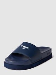 Slides mit Plateausohle Modell 'TOMMY JEANS FLATFORM POOL' von Tommy Jeans Blau - 4