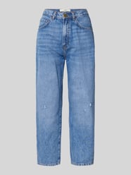 Balloon Fit Jeans im Destroyed-Look Modell 'LUISENPARK' von Goldgarn Blau - 21