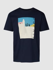 T-shirt met motiefprint van Esprit Blauw / turquoise - 31