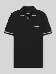 Slim Fit Poloshirt mit Label Print Modell 'PL_TOC SERVE 2' von BOSS Green - 1