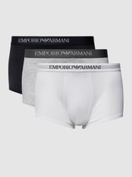 Trunks mit Logo-Bund im 3er-Pack von Emporio Armani Weiß - 38