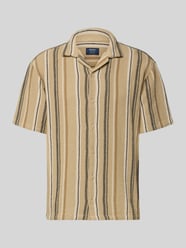 Regular Fit Freizeithemd mit Kentkragen von MCNEAL Beige - 47