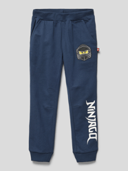 Sweatpants met motiefprint van LEGO WEAR Blauw / turquoise - 40