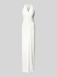 maxi-jurk met kralen en V-hals van LUXUAR FASHION - 46