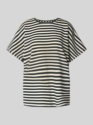 t-shirt o luźnym kroju z prążkowanym okrągłym dekoltem model 'BARNI' od Soyaconcept - 36