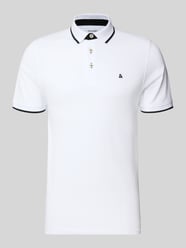 Regular fit poloshirt met labelstitching, model 'PAULOS' van Jack & Jones - 43
