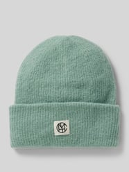 Beanie met logopatch, model 'Hope' van MSCH Copenhagen Groen - 11