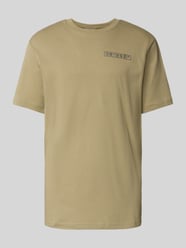 T-shirt met ronde hals en labelprint van adidas Originals - 42