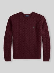 Regular Fit Pullover aus Woll-Kaschmir-Mix von Polo Ralph Lauren Bordeaux - 44