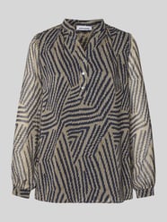 Blusenshirt mit V-Ausschnitt von More & More - 46