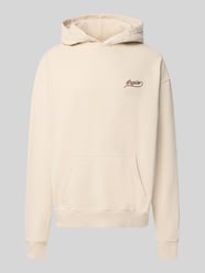 Regular Fit Hoodie aus Baumwoll-Mix von PEGADOR Beige - 48