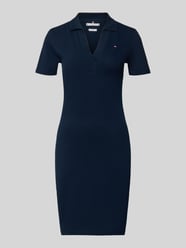 Dopasowana sukienka polo z mieszanki bawełny od Tommy Hilfiger - 46