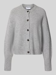 Strickjacke aus Wolle mit Rundhalsausschnitt von Jake*s Casual - 15