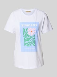 T-shirt z nadrukowanym motywem od Smith and Soul - 5