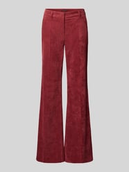 Wide leg broek met structuurmotief van Luisa Cerano - 28