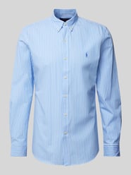 Slim Fit Freizeithemd mit Button-Down-Kragen von Polo Ralph Lauren Blau - 19