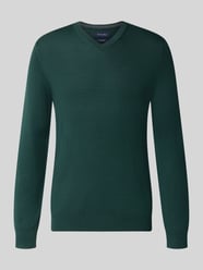 Gebreide pullover van wolmix met v-hals van Christian Berg Men - 24
