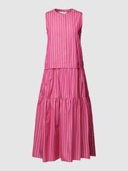 Jurk met volants, model 'MEGATON' van MaxMara Leisure Fuchsia - 30