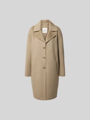 Relaxed Fit Mantel aus Lanawoll-Mix von Anine Bing Beige - 31