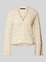 Damen Cardigan mit Strickmuster von Vero Moda Beige - 35