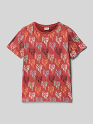 Regular Fit T-Shirt mit Allover-Muster von s.Oliver RED LABEL - 23