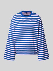 Shirt met lange mouwen in all-over look met ronde hals van Gina Tricot - 19