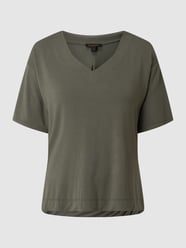 T-shirt z obniżonymi ramionami  od Donna Karan Zielony - 4