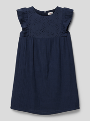 Kleid mit Lochstickereien von s.Oliver RED LABEL Blau - 43