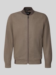 Regular Fit Bomberjacke aus elastischem Viskose-Mix von ROY ROBSON Beige - 22