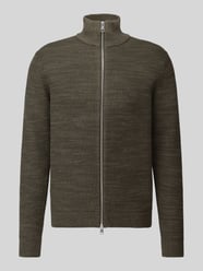 kardigan rozpinany o kroju regular fit z czystej bawełny model 'DANE' od Selected - 37