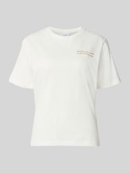 T-shirt met print en ronde hals model 'SYBILLA CHOCO' van VILA - 14
