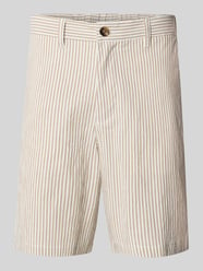 Regular fit bermuda's van katoenmix model 'KARL' van Selected Homme Beige - 23