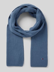 Schal mit Label-Stitching von Tommy Hilfiger Blau - 16