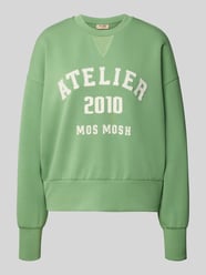 relaxed fit sweatshirt van viscosemix model 'Nima' van MOS MOSH - 4