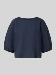 Bluse mit Ballonärmeln und Rundhalsausschnitt von Emporio Armani - 3