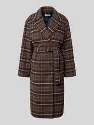 Langs jas met strikceintuur van Jake*s Collection - 44