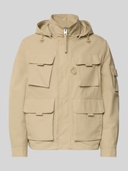Oversized Funktionsjacke mit abnehmbarer Kapuze Modell 'BALTERO2611' von HUGO Beige - 10