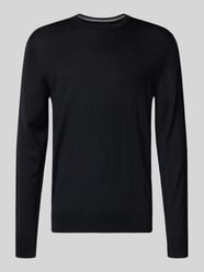 Regular fit shirt met lange mouwen van een mix van merinowol van Christian Berg Men - 19