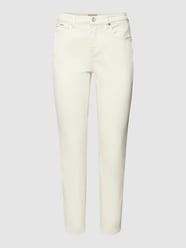 Slim Fit Jeans mit Label-Detail Modell 'JACKIE' von BOSS Orange Beige - 17