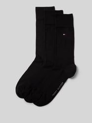 Socken mit Label-Details im 3er-Pack von Tommy Hilfiger Schwarz - 28