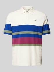 Regular Fit Poloshirt mit Label-Stitching von Gant Beige - 2