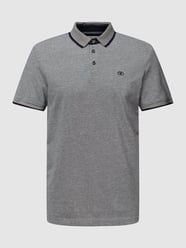 Poloshirt mit Label-Stitching von Tom Tailor - 36