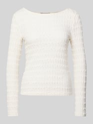 Shirt met lange mouwen met boothals van Christian Berg Woman Selection - 15