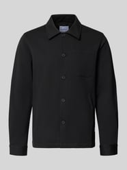Slim Fit Hemdjacke mit Viskose-Anteil von Lindbergh - 37
