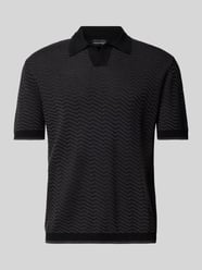 Regular Fit Poloshirt mit Strukturmuster von Emporio Armani - 7