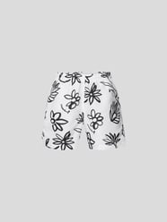 Badehose mit floralem Allover-Muster von Jacquemus Weiß - 45