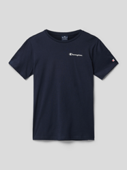 T-Shirt mit Logo-Print von CHAMPION Blau - 27