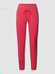 Stoffhose mit elastischem Bund Modell 'CANDY' von Raffaello Rossi Pink - 48