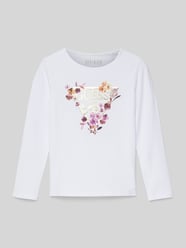 Longsleeve mit Label-Print von Guess Weiß - 48