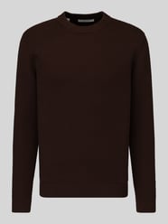 Regular Fit Strickpullover aus reiner Baumwolle Modell 'DANE' von Selected - 35